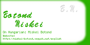 botond miskei business card